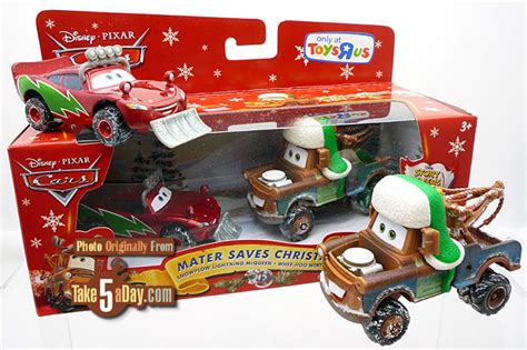 Mattel Disney Pixar Diecast CARS: Mater Saves Christmas "Repeat" | Take ...