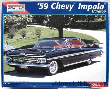 Monogram 1/25 1959 Chevrolet Impala 2 Door Hardtop, 2454