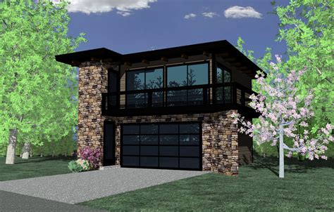 Contemporary Garage Studio - 85022MS | 2nd Floor Master Suite, CAD ...