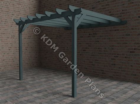 Wooden Garden Lean to Pergola 2.8mx3m build Plans Only No - Etsy