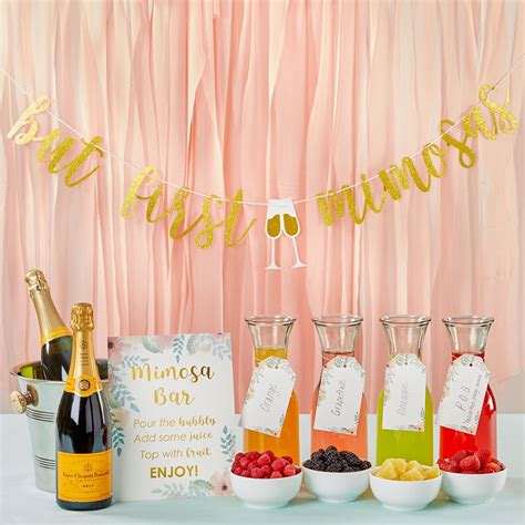 Mimosa Bar 10-Piece Kit - Gold Glitter - Walmart.com - Walmart.com