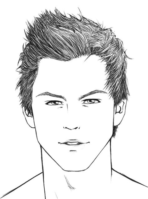 How to draw hair: male | How to draw hair, Drawing male hair, Male face ...