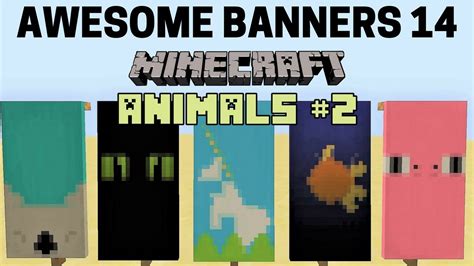 5 AWESOME MINECRAFT BANNER DESIGNS WITH TUTORIAL! #14 - YouTube