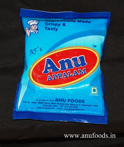 Anu Appalam - High Quality Papad from India's No 1 Appalam Brand ...