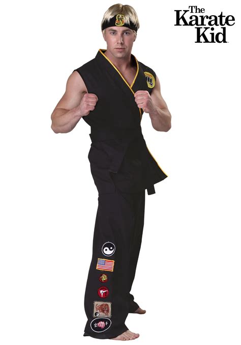 Authentic Karate Kid Cobra Kai Adult Costume