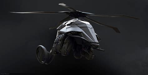 ArtStation - Sci-Fi Helicopter Concept, Vitaly Efremov | Helicopter ...