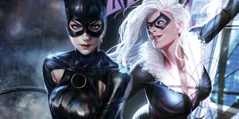 Catwoman & Black Cat Cosplay Unites DC's and Marvel's Greatest Thieves