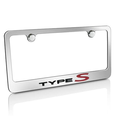 Acura Type-S Chrome Metal License Frame - Walmart.com - Walmart.com