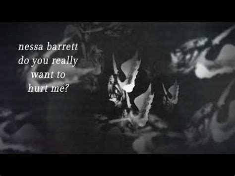 Nessa Barrett - do you really want to hurt me? Lyrics | lyricsfa.com