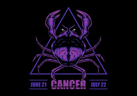 Cancer zodiac sign 686178 Vector Art at Vecteezy