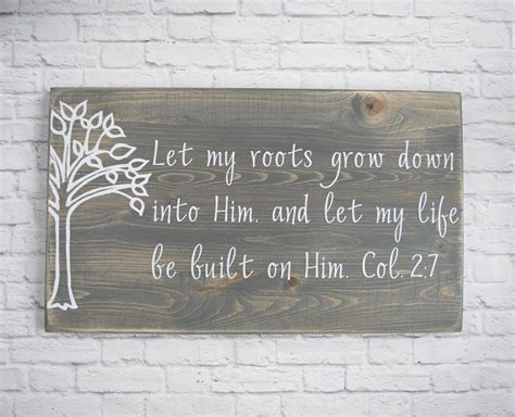 Christian Wood Sign Bible Verse Wall Art Scripture Wall | Etsy