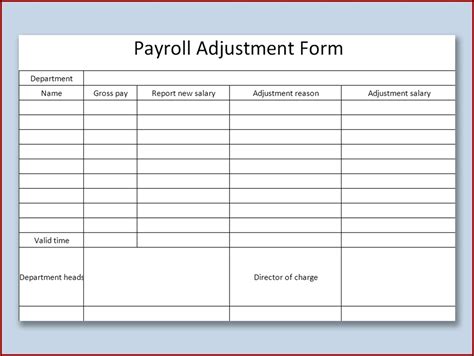 Free Excel Payroll Template - Template 1 : Resume Examples #BpV5W1dr91