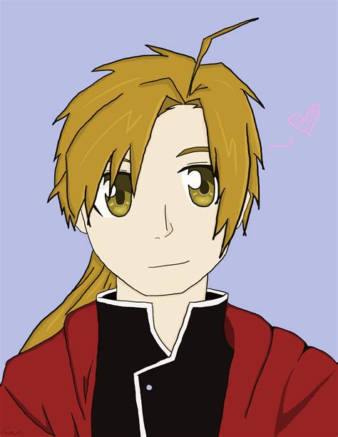 Human Alphonse Elric -- Colored by CarboMcoco on deviantART