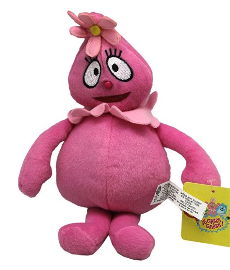 Yo Gabba Gabba! Foofa Pink Colored Small Size Kids Plush Toy (10in ...