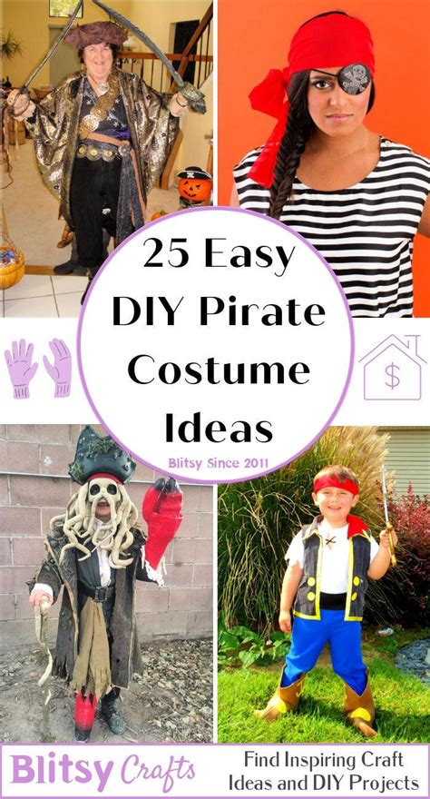 25 Last Minute DIY Pirate Costume Ideas 2024 - Blitsy