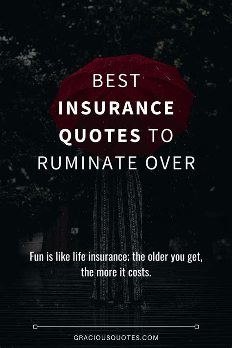 30 of the Best Insurance Quotes to Ruminate Over - Gracious Quotes ...