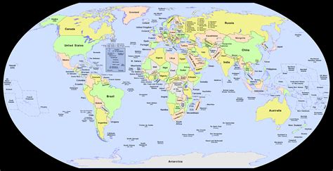 A Clickable Map Of World Countries - Freddy Bernardine