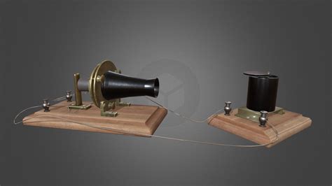 Alexander Graham Bell Telephone - Buy Royalty Free 3D model by Amlogy ...