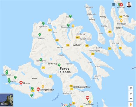 Hiking Map Faroe Islands - Share Map