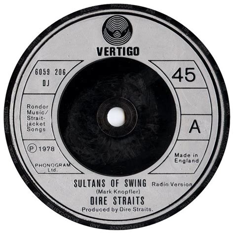 Dire Straits - Sultans Of Swing (1978, Silver label, Vinyl) | Discogs