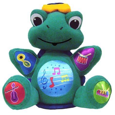 Baby Einstein Press and Play Pal Neptune Musical Turtle Plush Toy ...