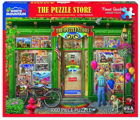 Puzzle Shop - 1000 Piece Jigsaw Puzzle – White Mountain Puzzles