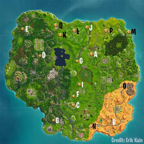 'Fortnite: Battle Royale' Challenge Map: Every Season 5 Battle Star ...