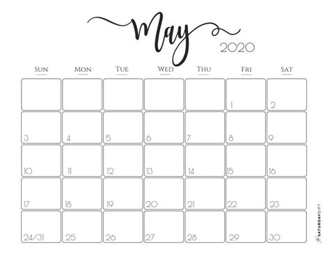 20+ Calendar 2020 Aesthetic - Free Download Printable Calendar Templates ️