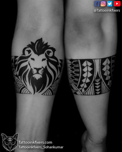 Leo maori armband tattoo done by Sohan kumar at TattooInkFixers in 2021 ...