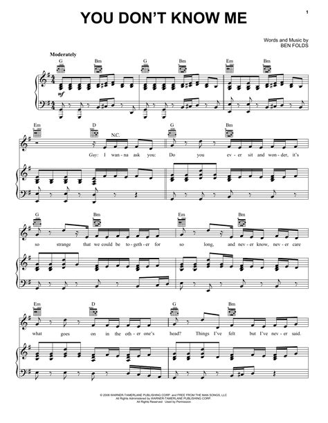 You Don't Know Me | Sheet Music Direct