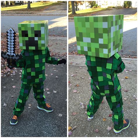 Minecraft Creeper Costume #Halloween #creeper #costume | Minecraft ...