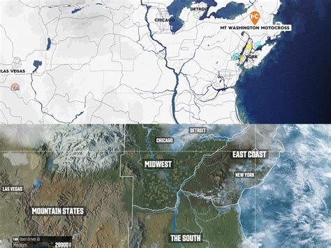 The Crew 2 Map Comparison : The_Crew