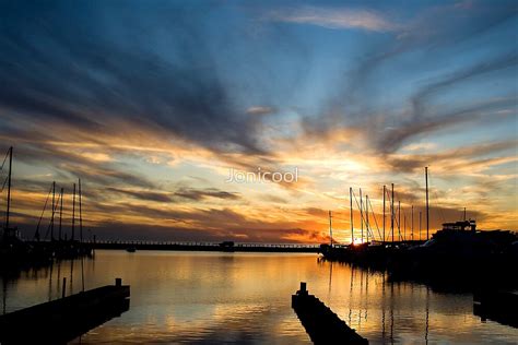 "Long Beach Harbor Sunset" by Jonicool | Redbubble