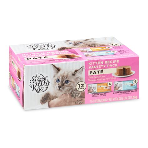 Special Kitty Kitten Recipe Pate Wet Cat Food Variety Pack, Ocean ...