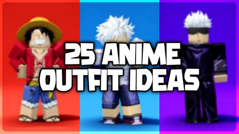 25 Anime Outfit Ideas Compilation #roblox - YouTube