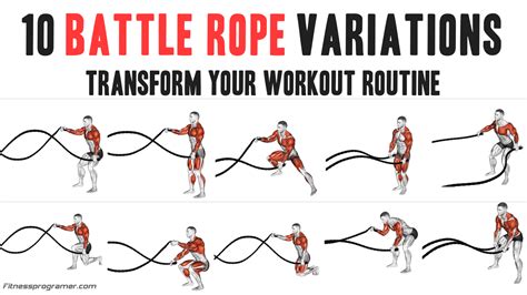 10 Battle Rope Variations To Transform Your Workout Routine