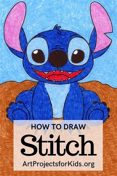 Learn how to draw Stitch with an easy step-by-step PDF tutorial. # ...