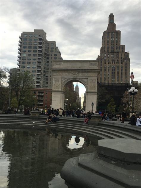 A Spring Day and a Glimpse of the Fountain Turned On at Washington ...