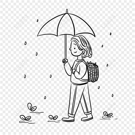 Umbrella Clipart Lines