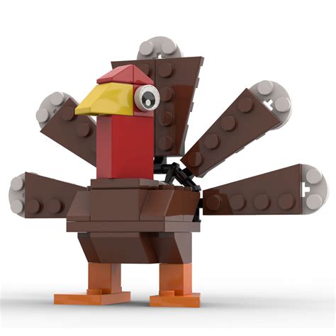 LEGO Thanksgiving Turkey - Custom LEGO Set – The Brick Show Shop