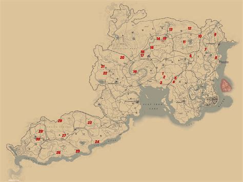 All dinosaur bone locations in Red Dead Redemption 2 | Shacknews