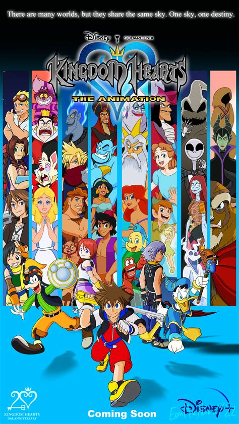 Kingdom Hearts 20th Anniversary MOCK anime poster by KudoTsurugi on ...