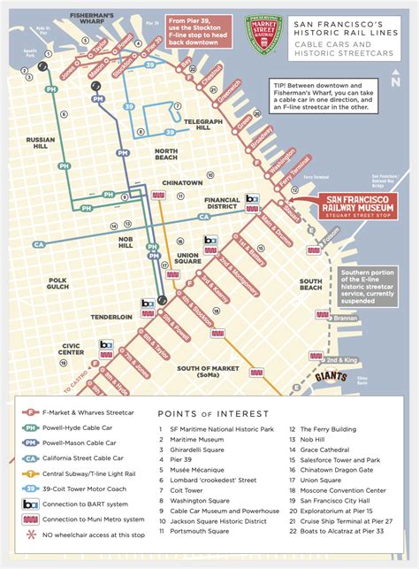 Map Of San Francisco Cable Car Routes - Prue Ursala