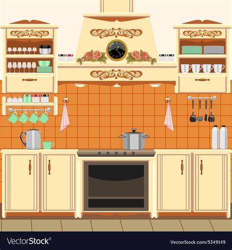 Kitchen Royalty Free Vector Image - VectorStock