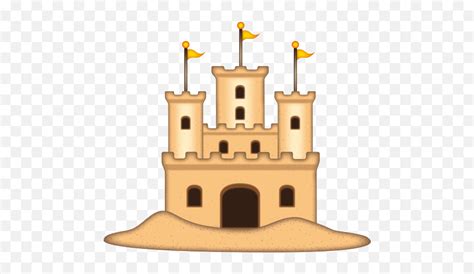 Baamboozle - Sandcastle Emoji,Castle Emoji - free transparent emoji ...