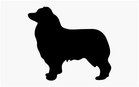 Dog Sitting Side View Silhouette You can download 516x598 human ...