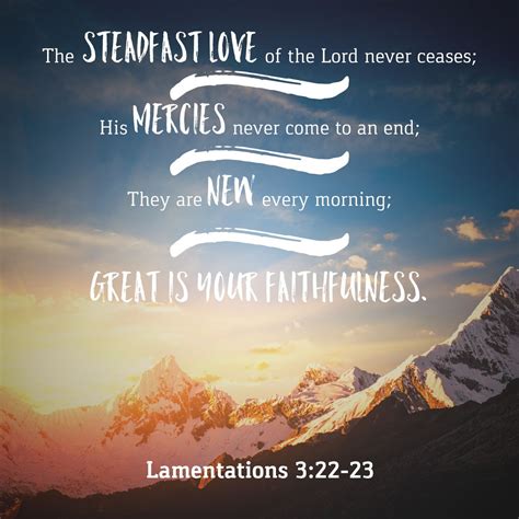 Lamentations 3:22-23 | Lamentations, Lamentations 3 22 23, Sunday ...