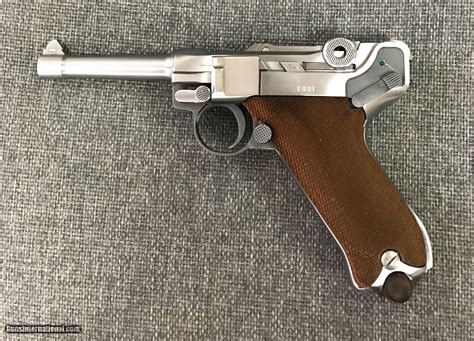 Luger P08 Manufactured by Mitchell Arms of Houston, Texas in STAINLESS ...