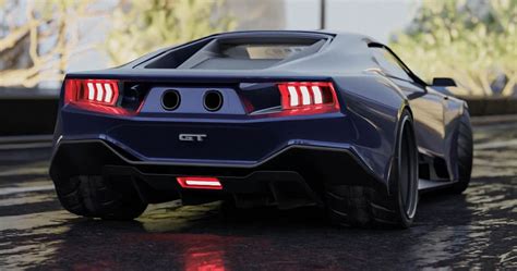 Mid Engine Mustang Concept