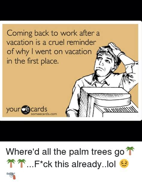 Vacation Meme Work - Pregnancy Depression